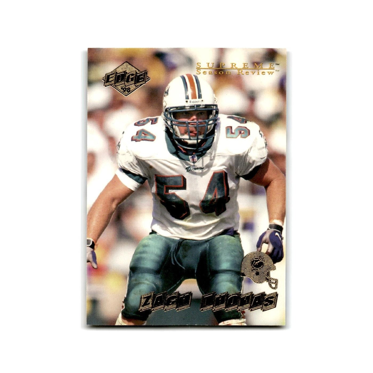 Zach Thomas 1998 Collector's Edge Supreme Season Review #94 Miami Dolphins NM
