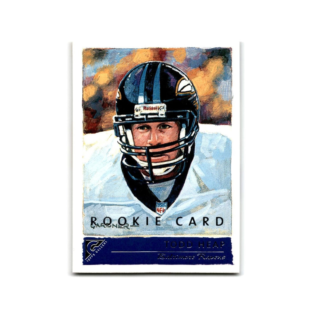 Todd Heap Rookie 2001 Topps Gallery #104 Baltimore Ravens Football Card NM