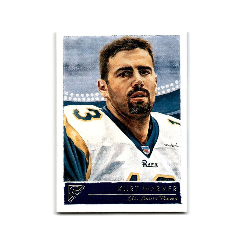Kurt Warner 2001 Topps Gallery #96 St. Louis Rams Football Card NM