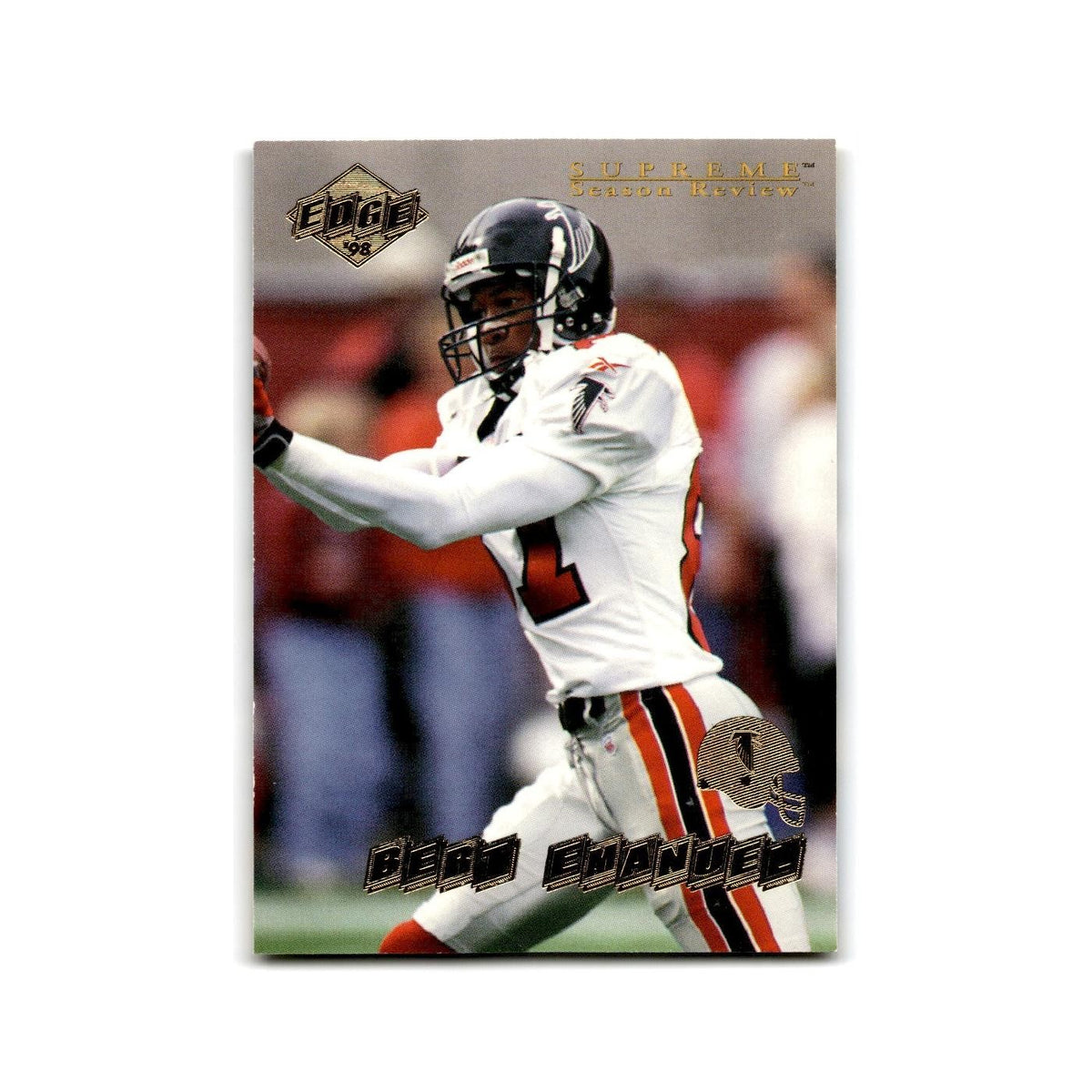 Bert Emanuel 1998 Collector's Edge Supreme Season Review #6 Atlanta Falcons NM