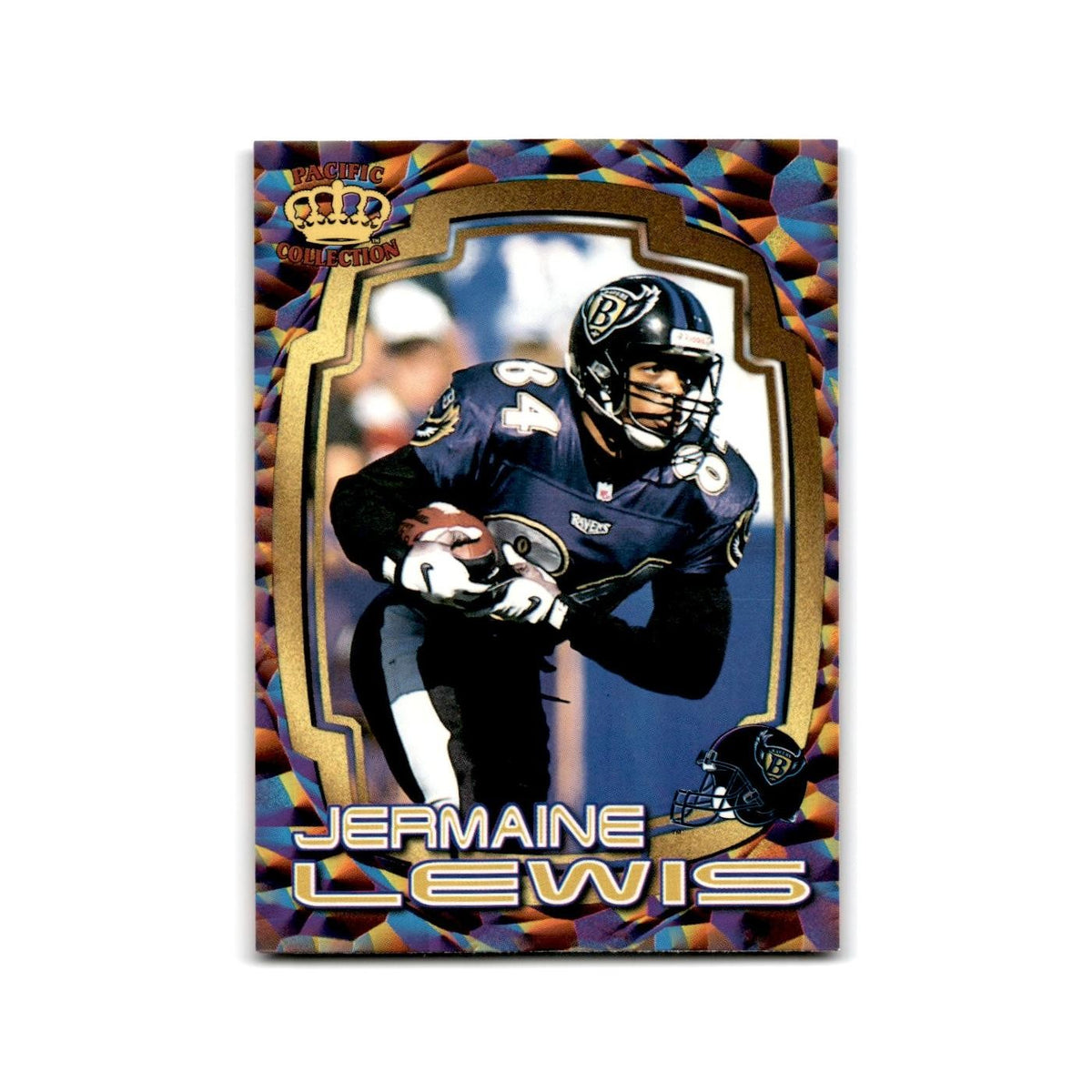 Jermaine Lewis 1997 Pacific #5 Baltimore Ravens Football Card NM