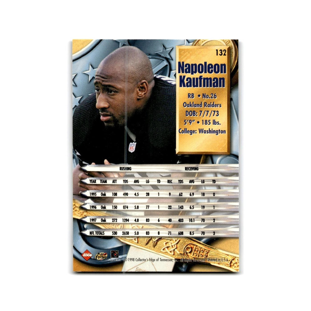 Napoleon Kaufman 1998 Collector's Edge Supreme Season Review #132 Raiders NM