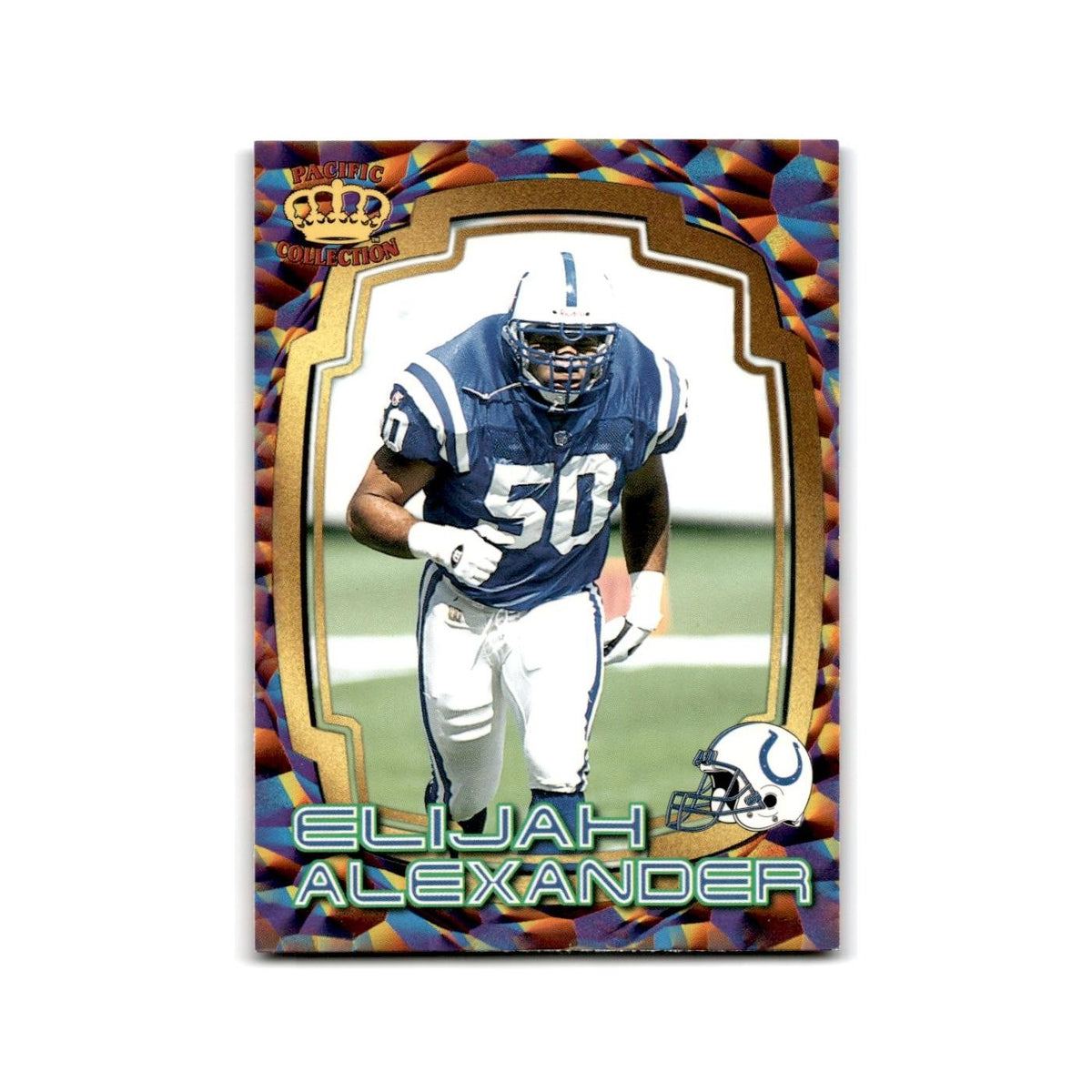 Elijah Alexander 1997 Pacific #15 Indianapolis Colts Football Card NM