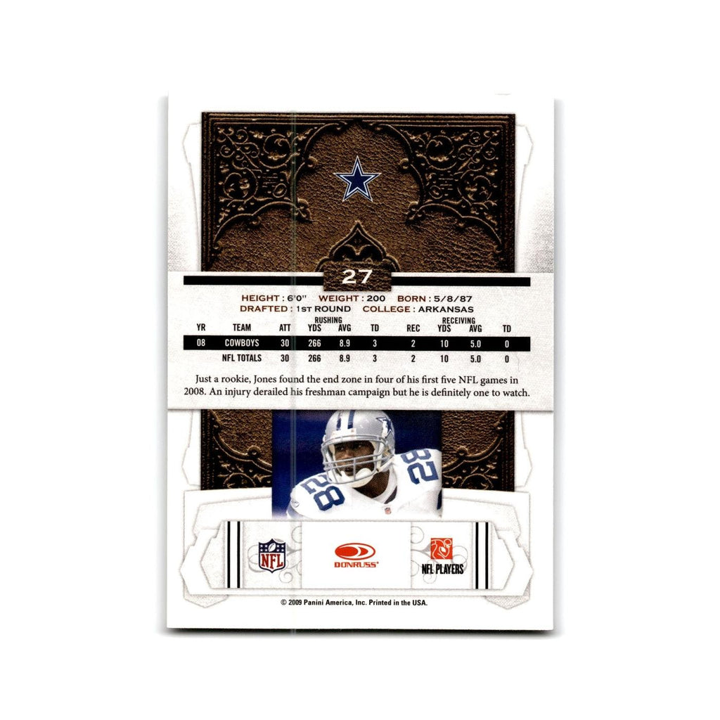 Felix Jones 2009 Donruss Classics #27 Dallas Cowboys Football Card NM