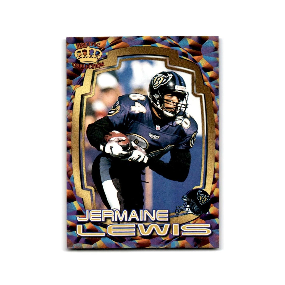 Jermaine Lewis 1997 Pacific #5 Baltimore Ravens Football Card NM