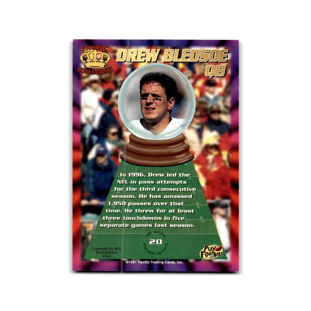 Drew Bledsoe 1997 Pacific #20 New England Patriots Football Card NM