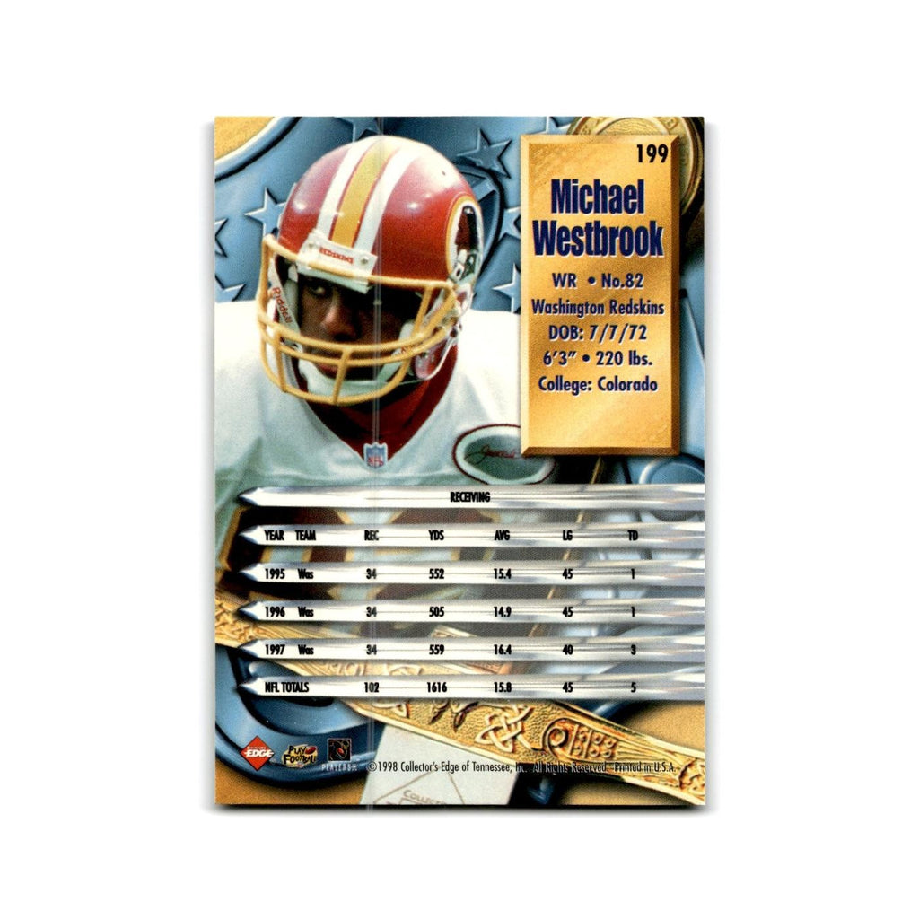 Michael Westbrook 1998 Collector's Edge Supreme Season Review #199 Redskins NM