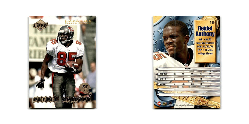 Reidel Anthony 1998 Collector's Edge Supreme Season Review #180 Buccaneers NM