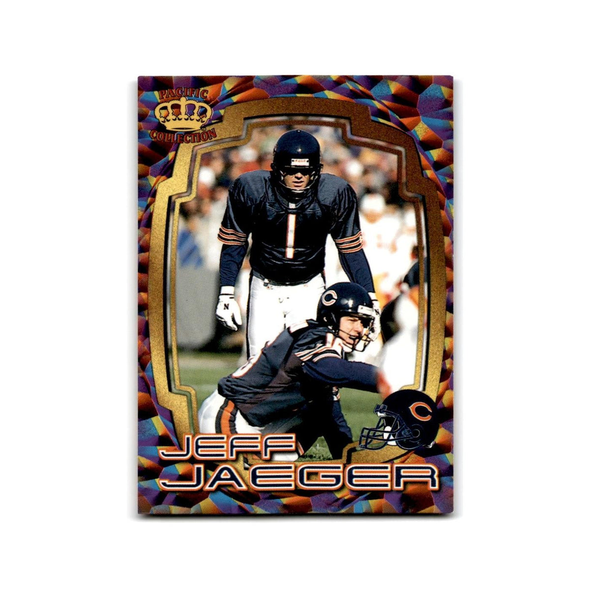 Jeff Jaeger 1997 Pacific #8 Chicago Bears Football Card NM