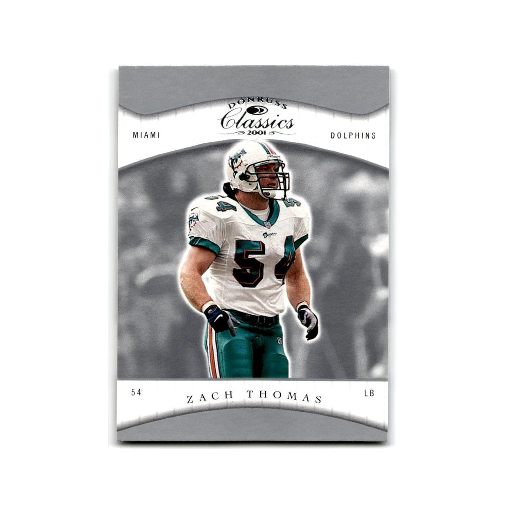 Zach Thomas 2001 Donruss Classics #44 Miami Dolphins Football Card NM