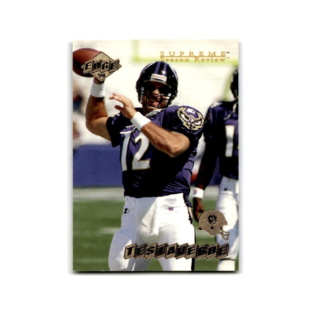 Vinny Testaverde 1998 Collector's Edge Supreme Season Review #13 Ravens NM