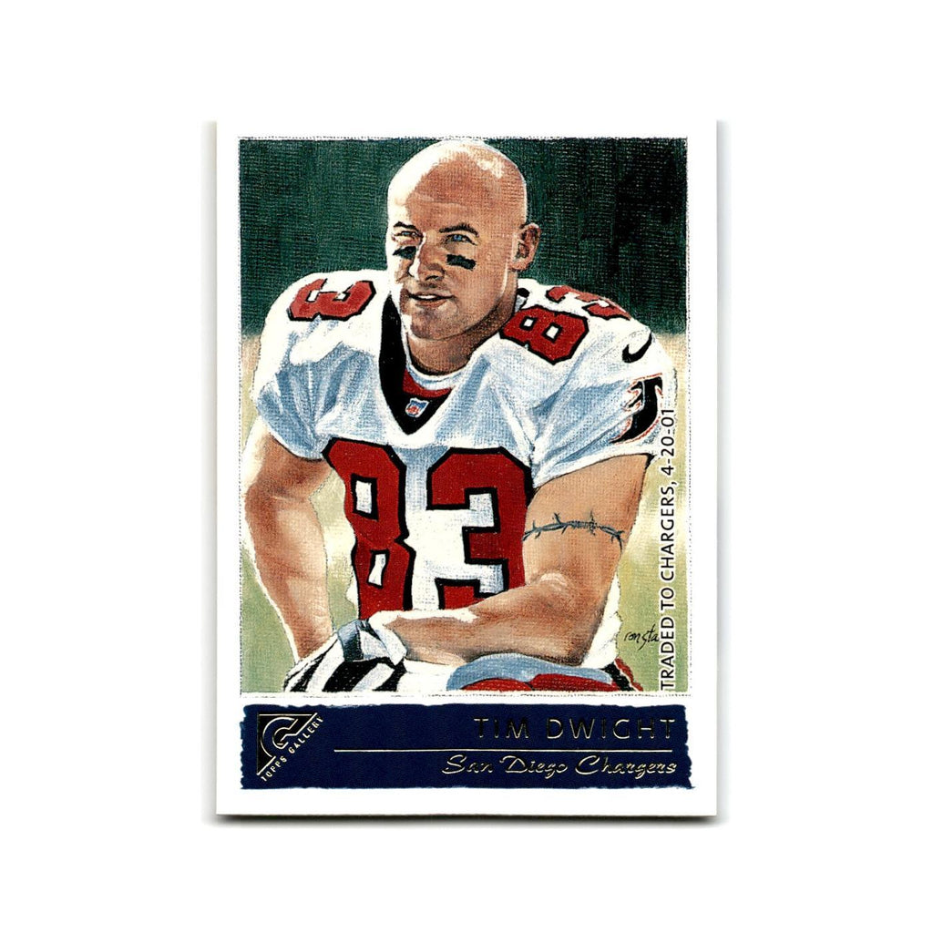 Tim Dwight 2001 Topps Gallery #15 San Diego Chargers Football Card NM