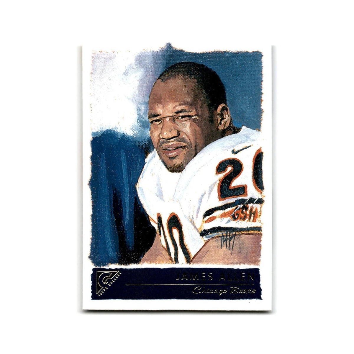 James Allen 2001 Topps Gallery #78 Chicago Bears Football Card NM