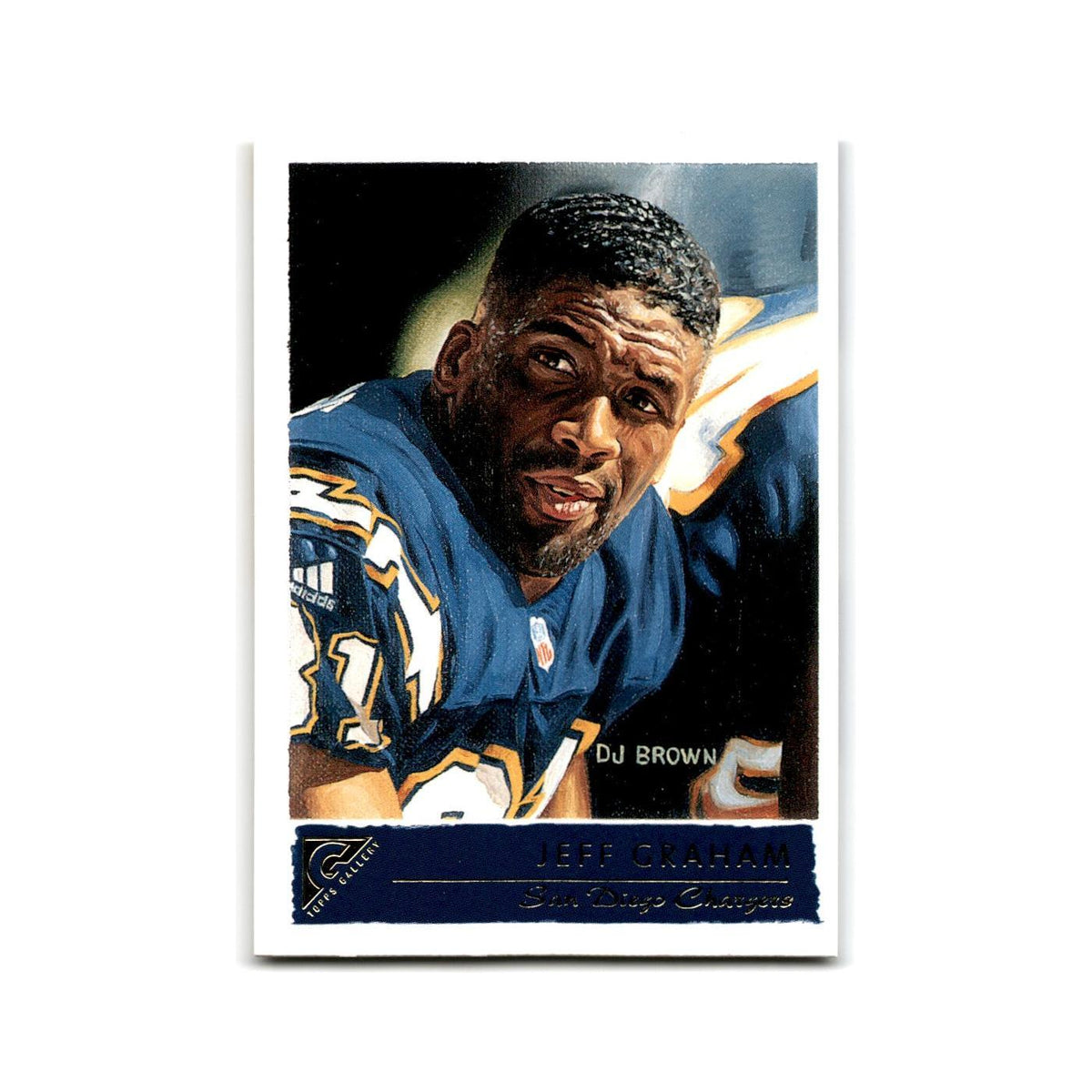 Jeff Graham 2001 Topps Gallery #33 San Diego Chargers Football Card NM