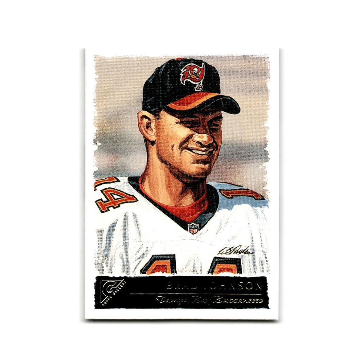 Brad Johnson 2001 Topps Gallery #9 Tampa Bay Buccaneers Football Card NM