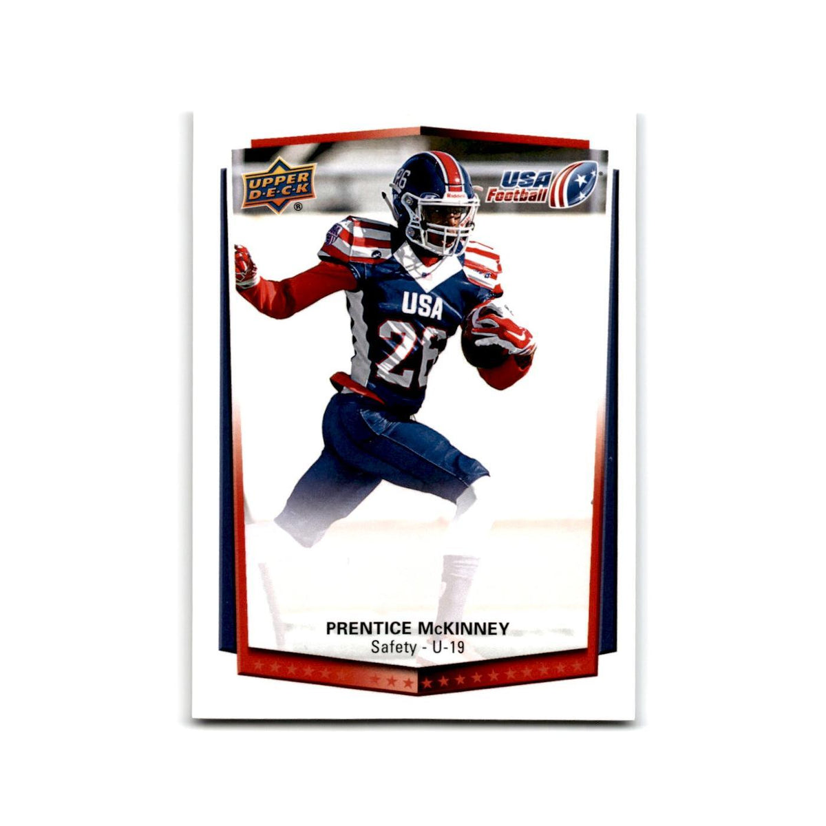 Prentice McKinney 2015 Upper Deck USA #1 USA Football Card NM