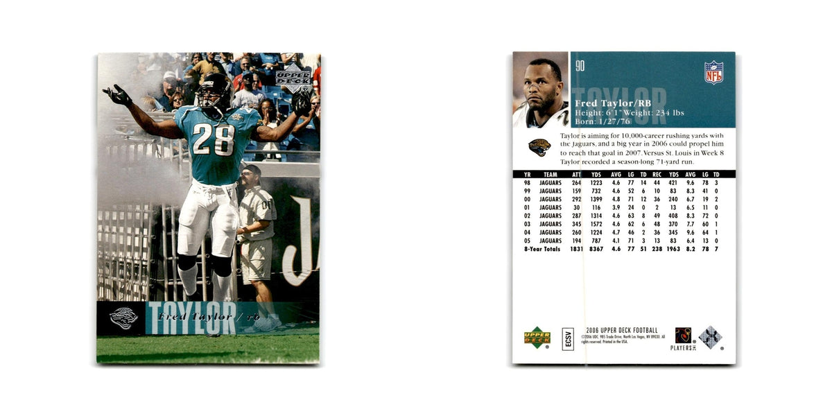 Fred Taylor 2006 Upper Deck #90 Jacksonville Jaguars Football Card NM