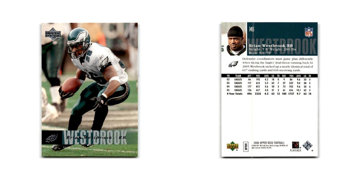 Brian Westbrook 2006 Upper Deck #146 Philadelphia Eagles Football Card NM
