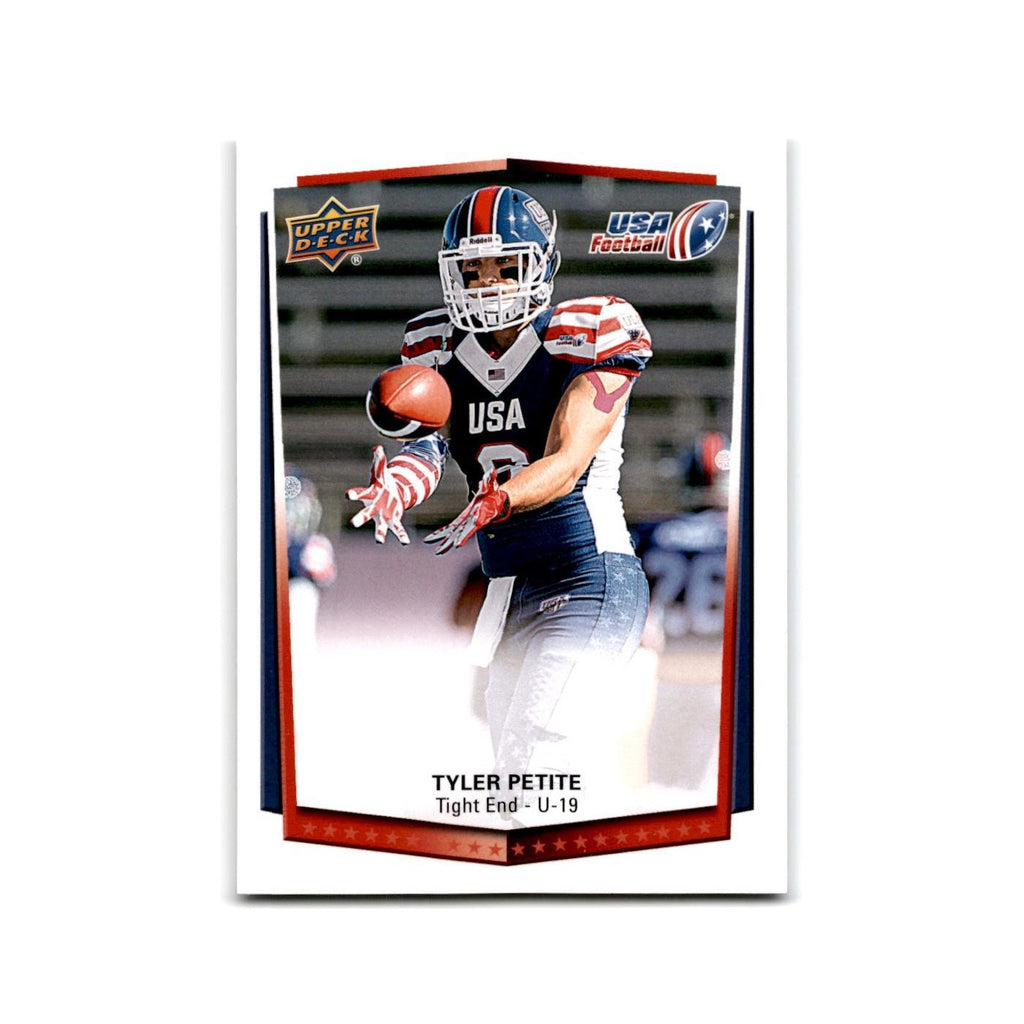 Tyler Petite 2015 Upper Deck USA #2 USA Football Card NM