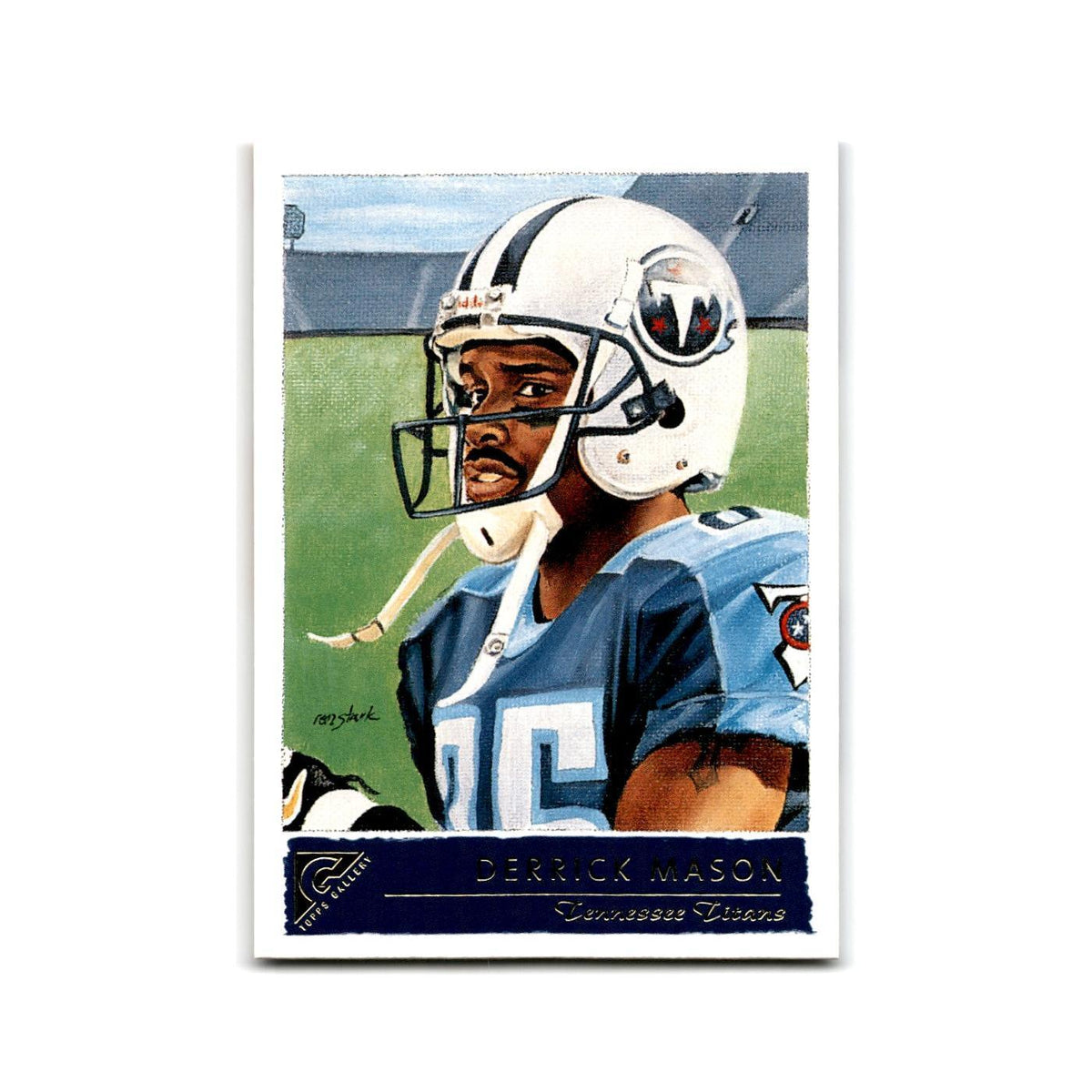 Derrick Mason 2001 Topps Gallery #75 Tennessee Titans Football Card NM