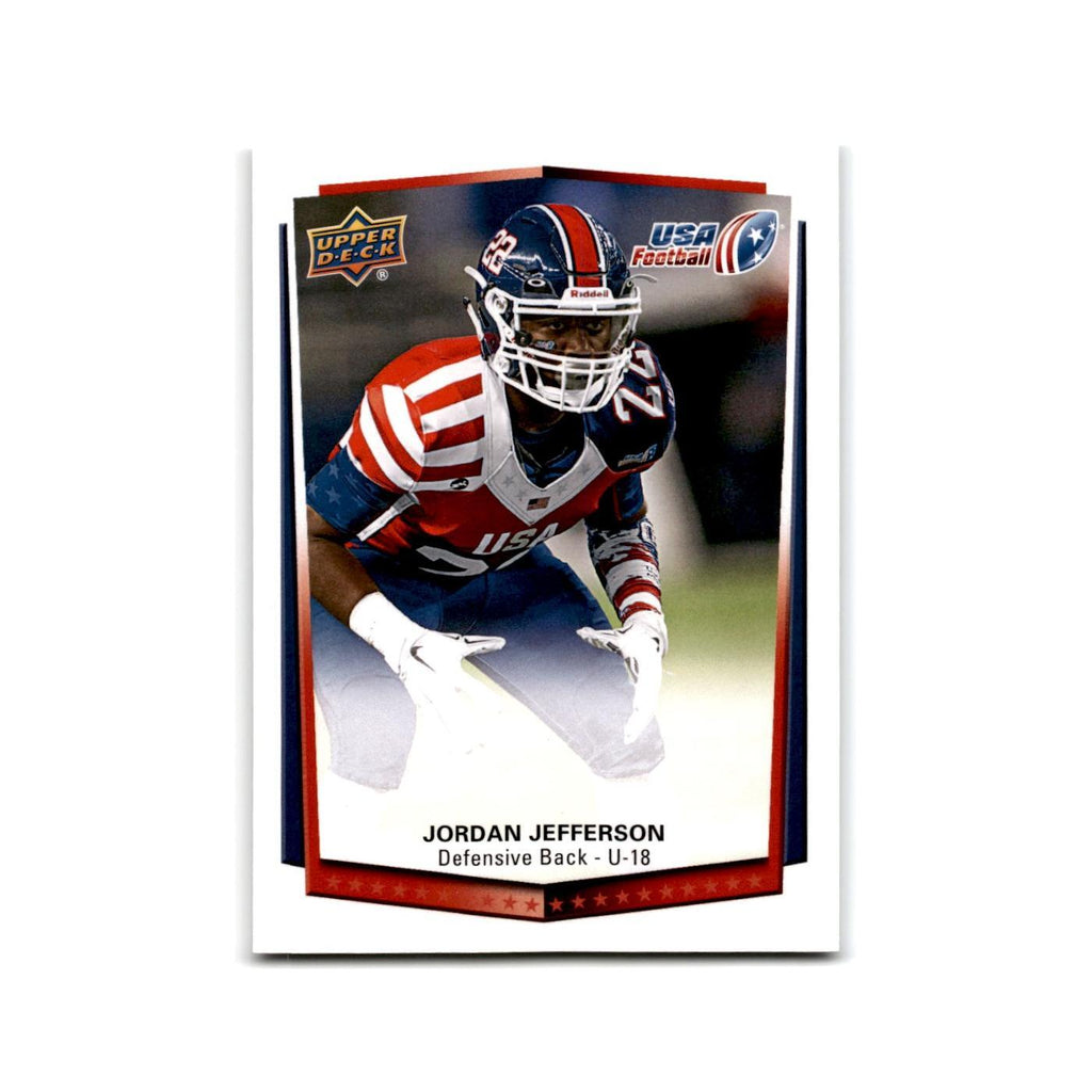 Jordan Jefferson 2015 Upper Deck USA #67 USA Football Card NM