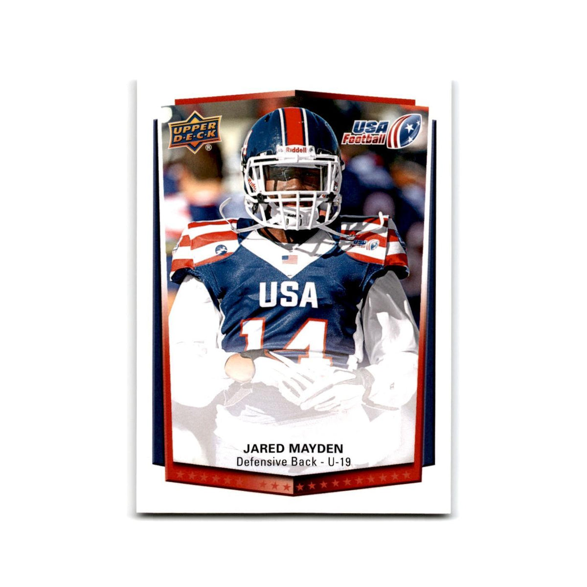 Jared Mayden 2015 Upper Deck USA #41 USA Football Card NM