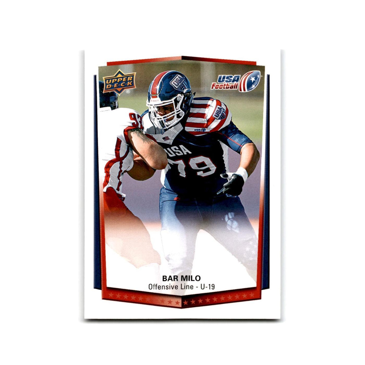Bar Milo 2015 Upper Deck USA #11 USA Football Card NM
