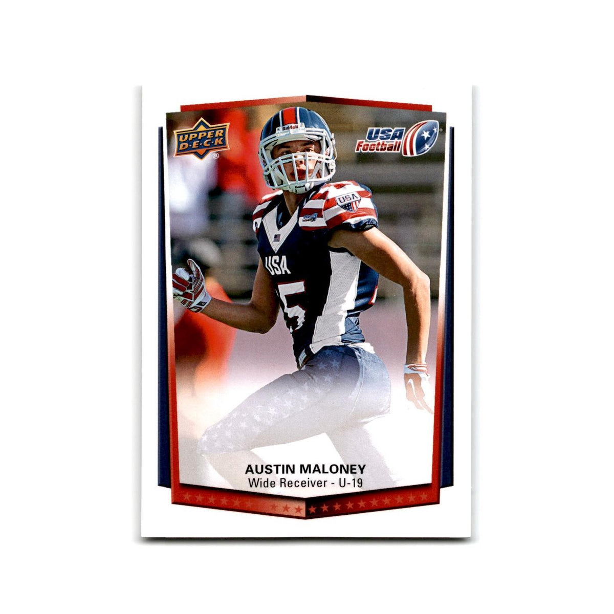 Austin Maloney 2015 Upper Deck USA #9 USA Football Card NM