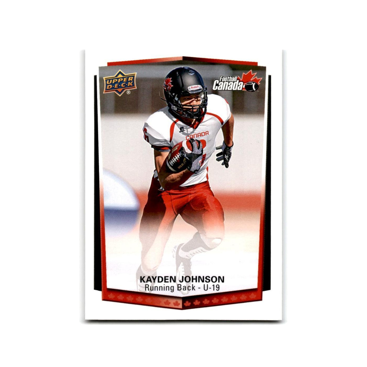 Kayden Johnson 2015 Upper Deck USA #127 Canada Football Card NM