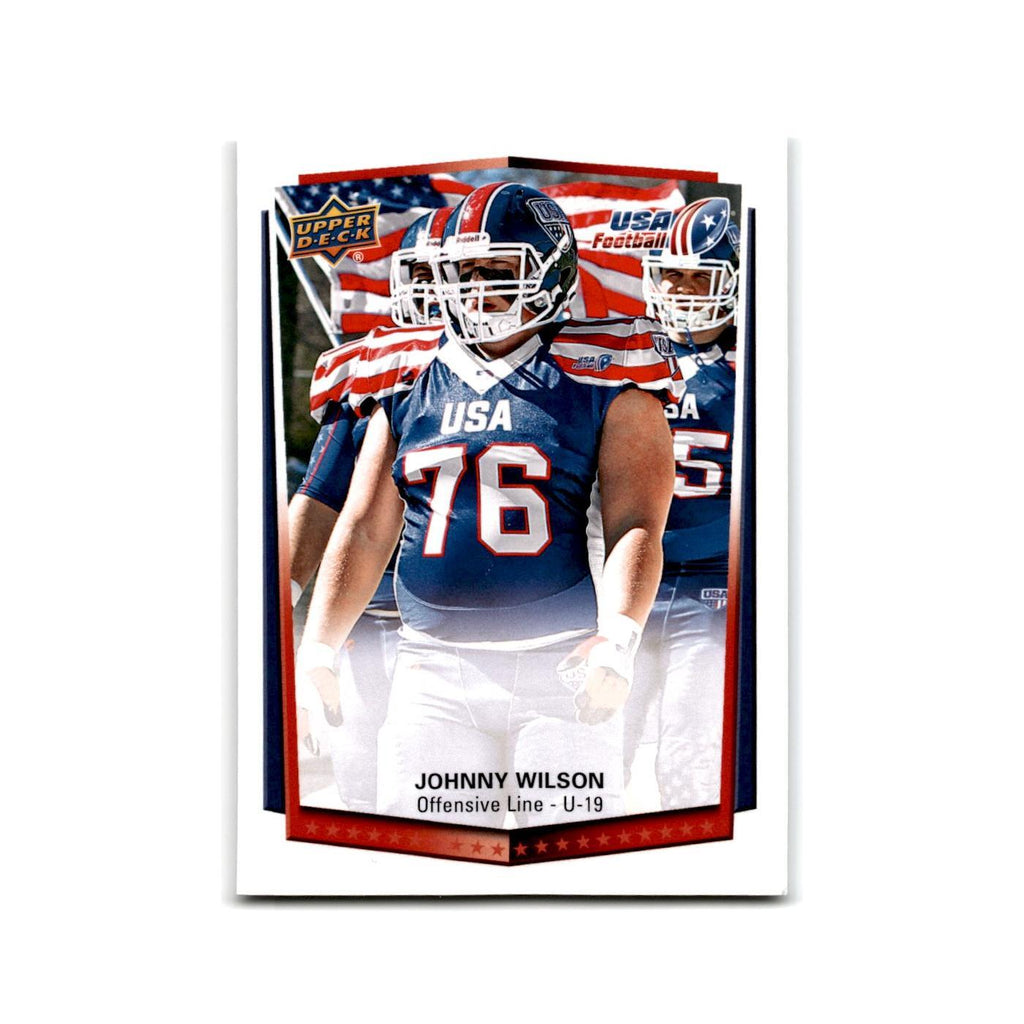Johnny Wilson 2015 Upper Deck USA #6 USA Football Card NM
