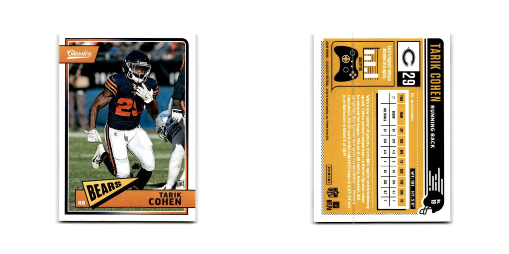 Tarik Cohen 2018 Panini Classics #19 Chicago Bears Football Card NM