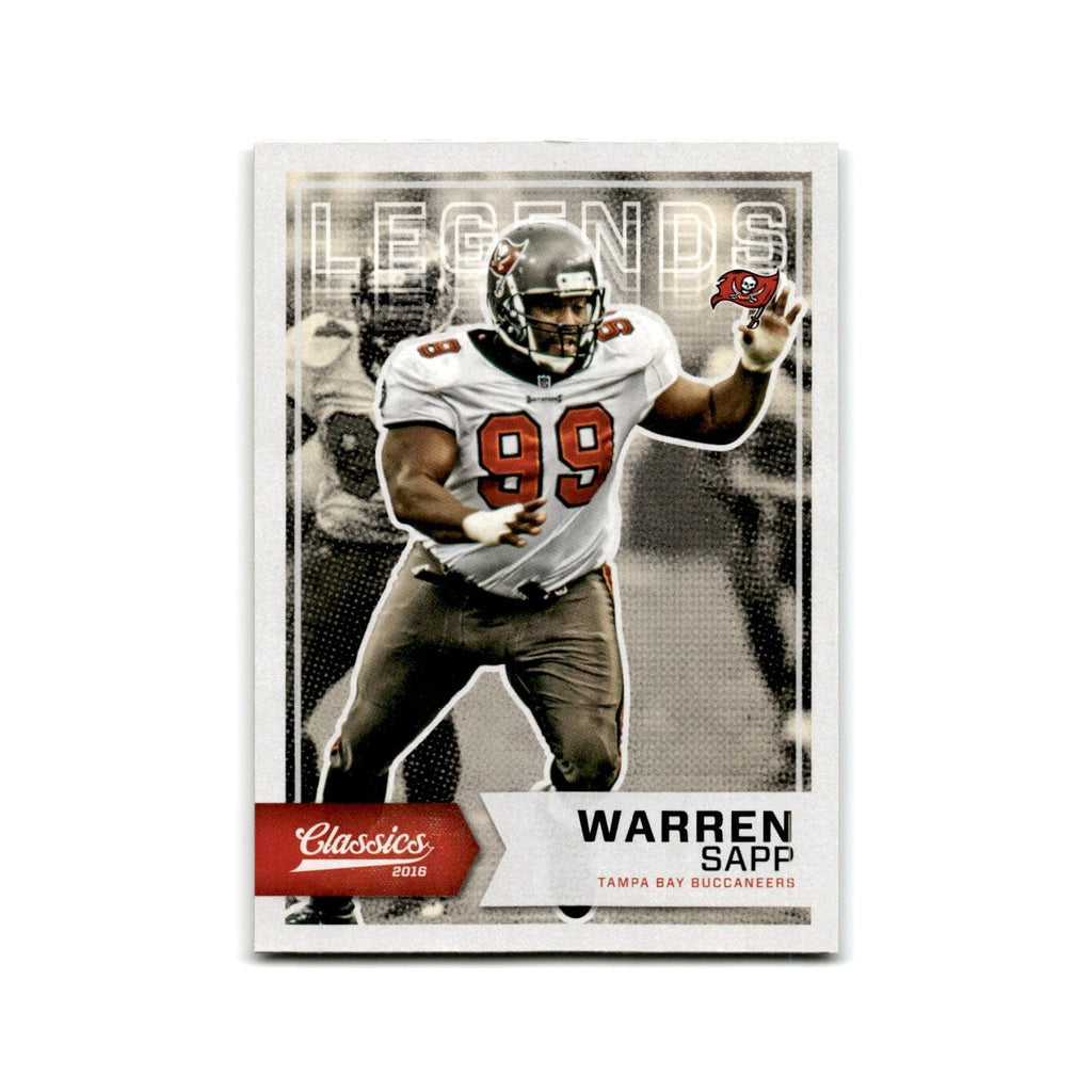 Warren Sapp 2016 Panini Classics #175 Tampa Bay Buccaneers Football Card NM