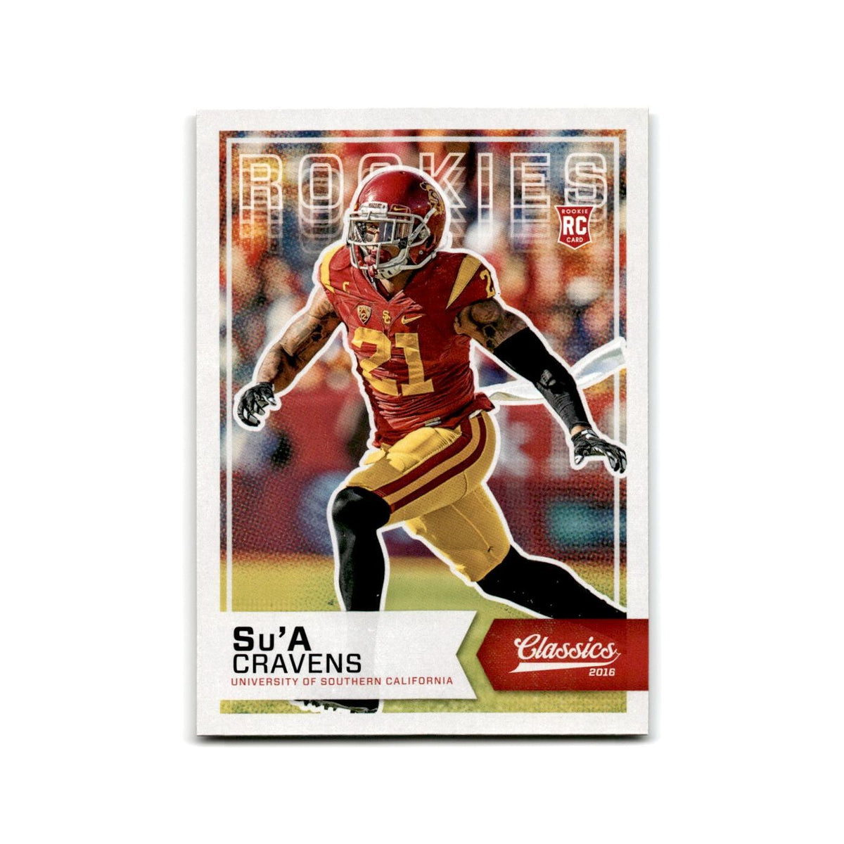 Su'a Cravens Rookie 2016 Panini Classics #261 USC Trojans Football Card NM