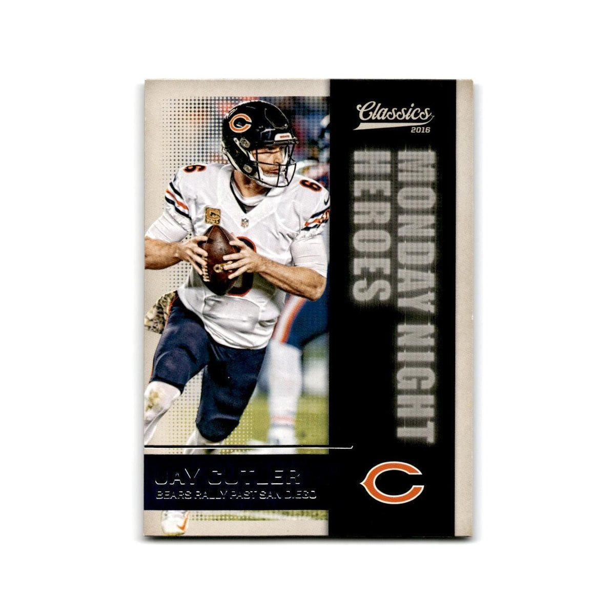 Jay Cutler 2016 Panini Classics Monday Night Heroes Bronze #14 Chicago Bears NM