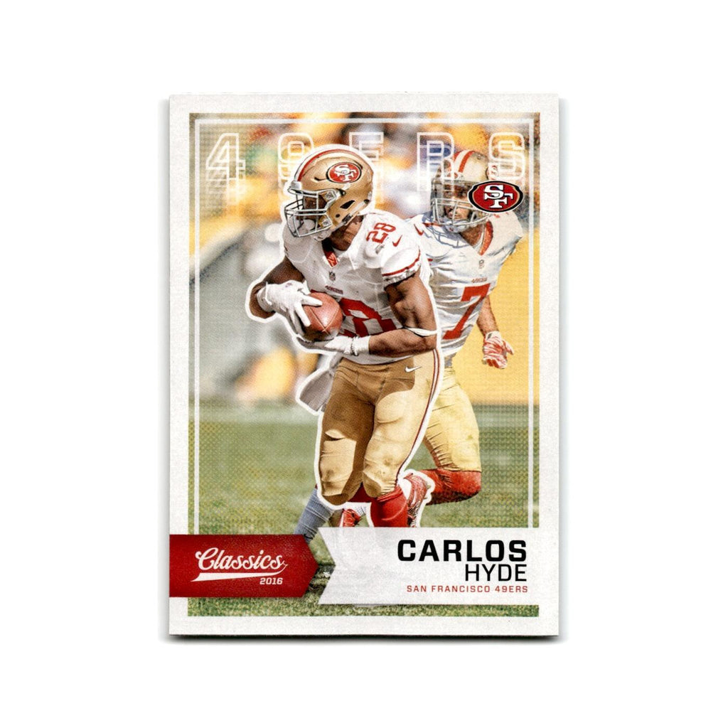 Carlos Hyde 2016 Panini Classics #43 San Francisco 49ers Football Card NM