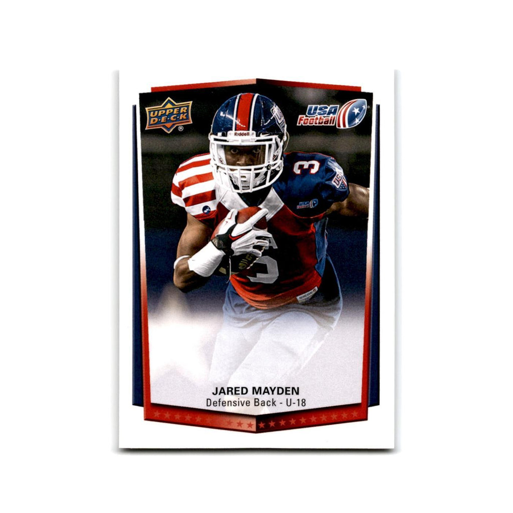 Jared Mayden 2015 Upper Deck USA #62 USA Football Card NM
