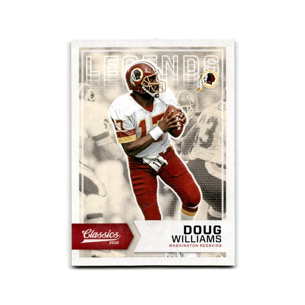 Doug Williams 2016 Panini Classics #172 Washington Redskins Football Card NM