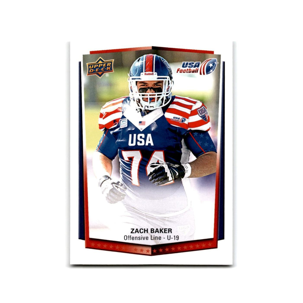 Zach Baker 2015 Upper Deck USA #29 USA Football Card NM