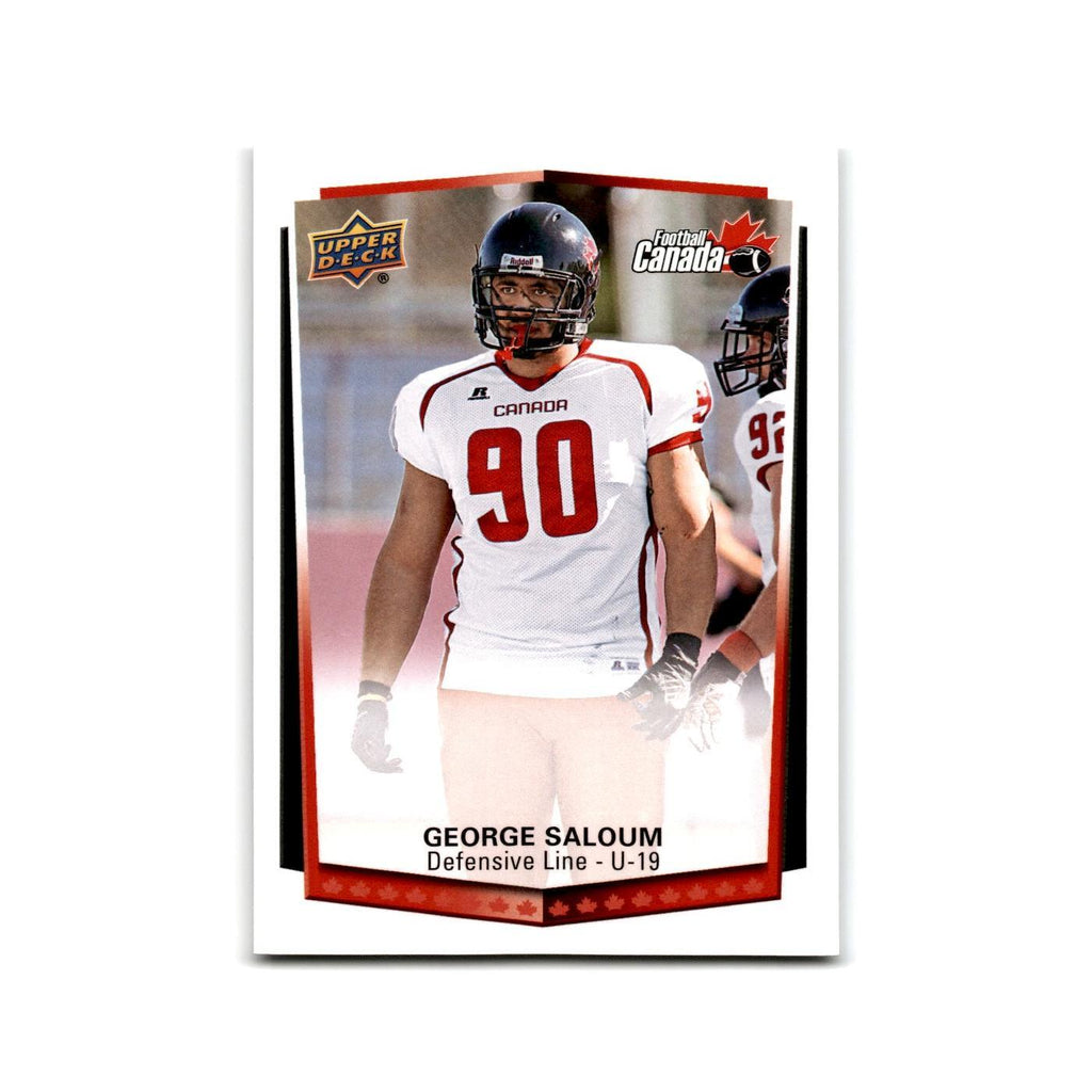 George Saloum 2015 Upper Deck USA #157 Canada Football Card NM