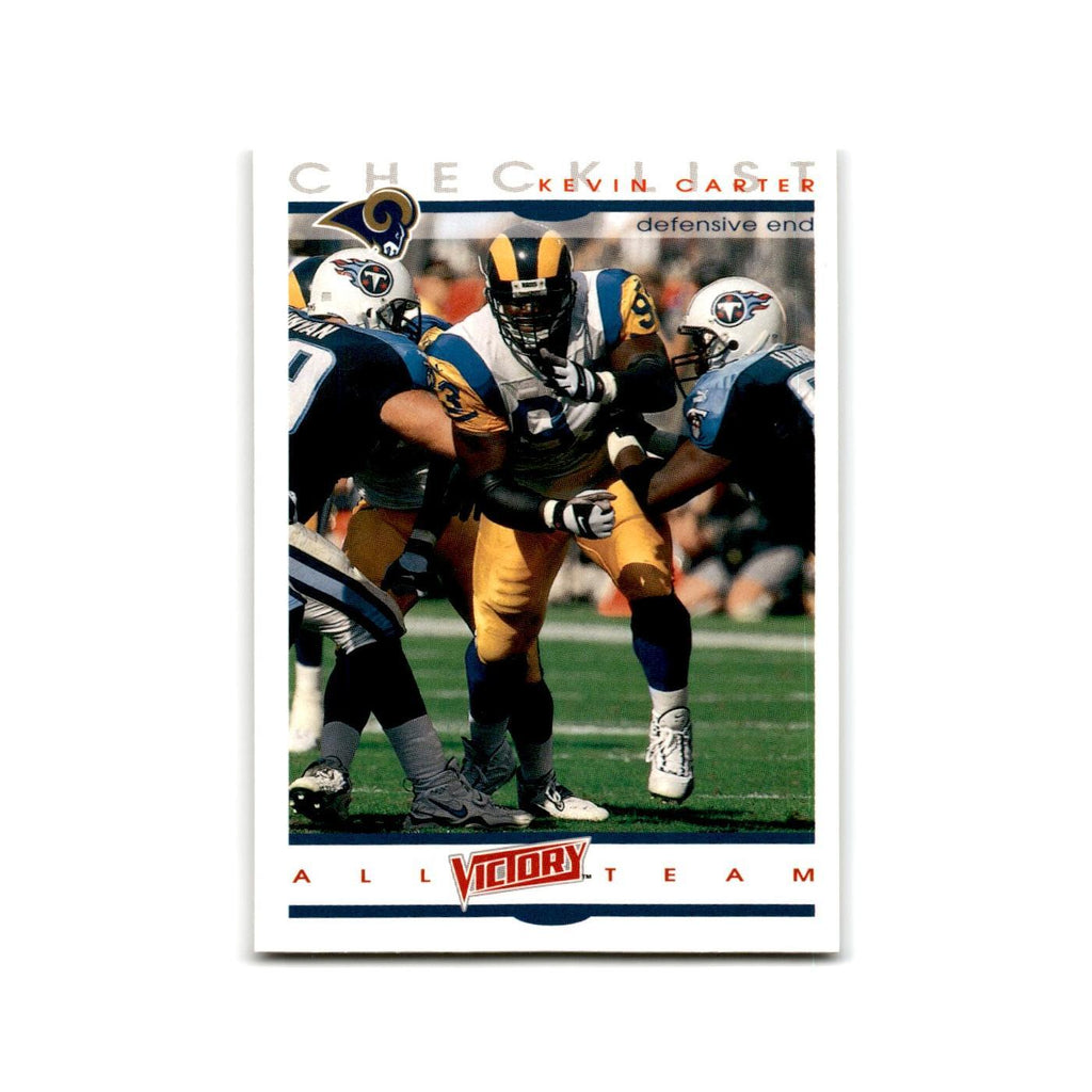 Kevin Carter 2000 Upper Deck Victory #228 St. Louis Rams Football Card NM