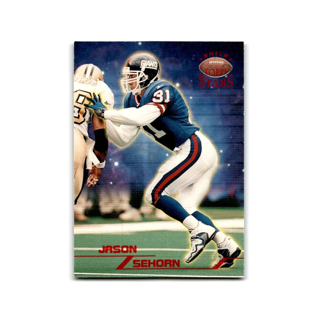 Jason Sehorn #/8799 1998 Topps Stars #146 New York Giants Football Card NM