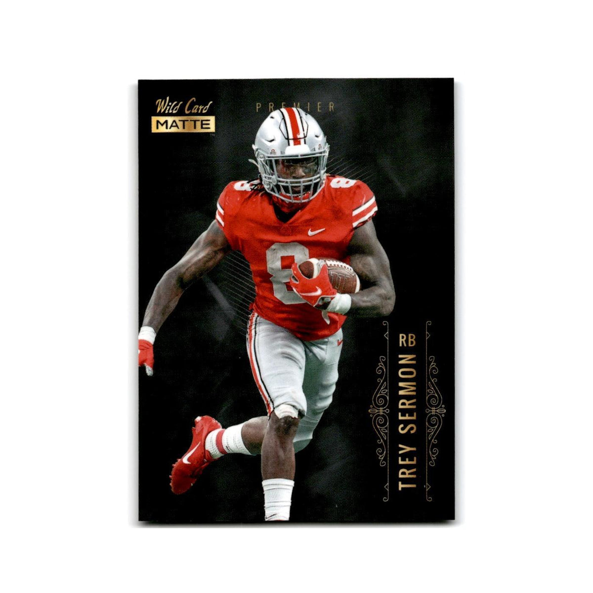Trey Sermon 2021 Wild Card Matte Premier #MBC-54 Ohio State Buckeyes NM