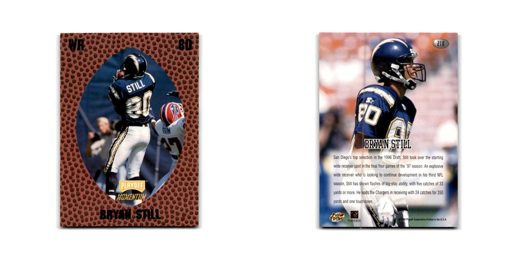 Bryan Still 1998 Playoff Momentum Retail #218 San Diego Chargers NM