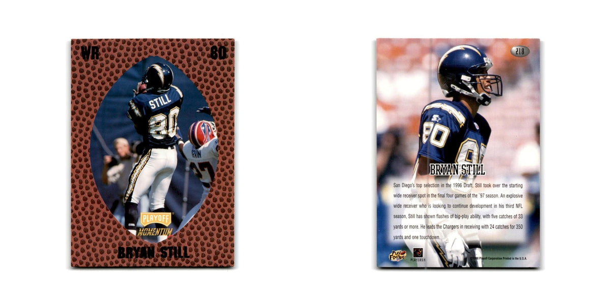 Bryan Still 1998 Playoff Momentum Retail #218 San Diego Chargers NM