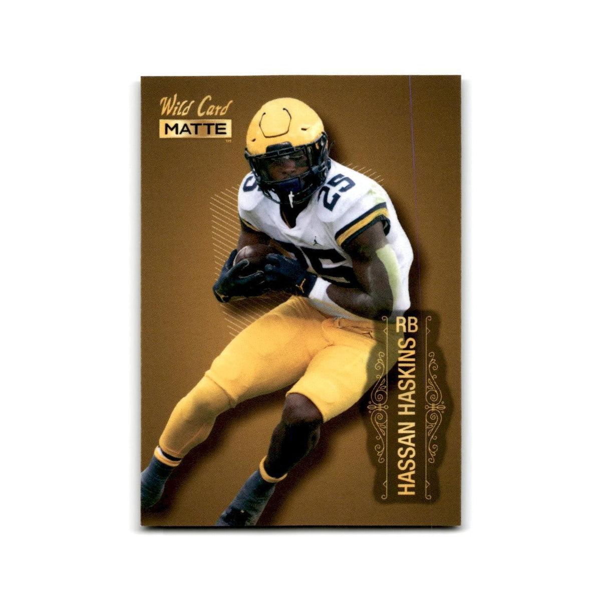 Hassan Haskins 2022 Wild Card Matte #MB-47 Michigan Wolverines Football Card NM