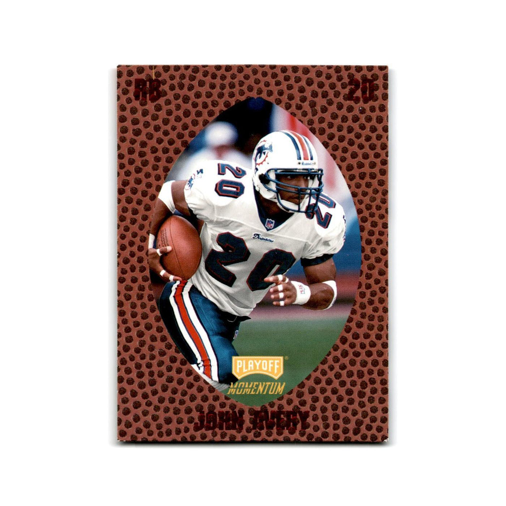John Avery 1998 Playoff Momentum Retail #12 Miami Dolphins Football Card NM