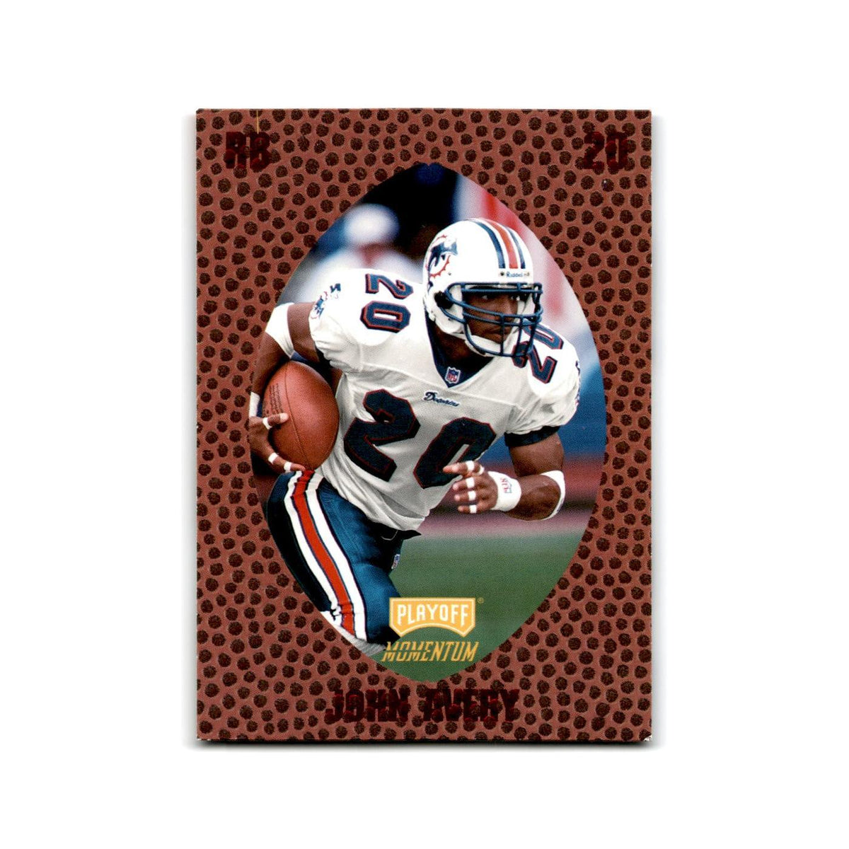 John Avery 1998 Playoff Momentum Retail #12 Miami Dolphins Football Card NM