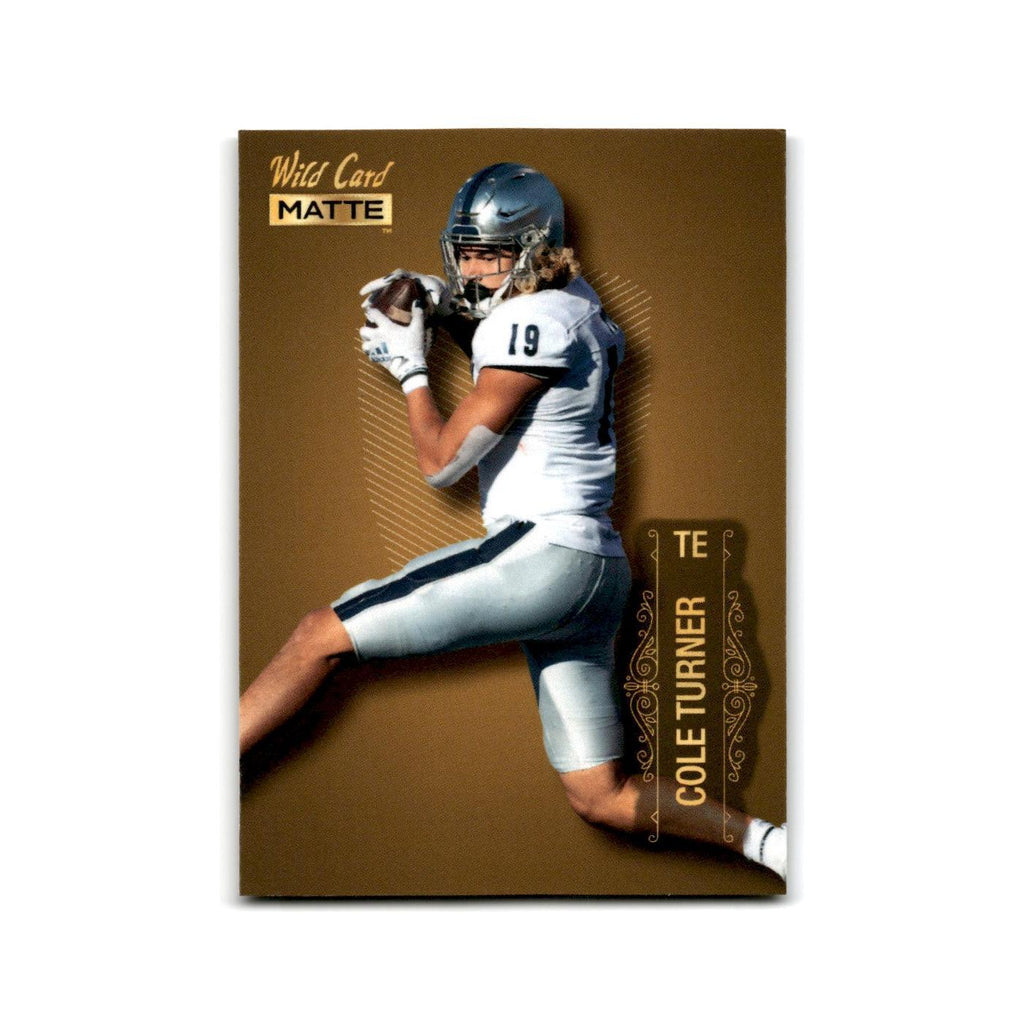 Cole Turner 2022 Wild Card Matte #MB-21 Nevada Wolf Pack Football Card NM