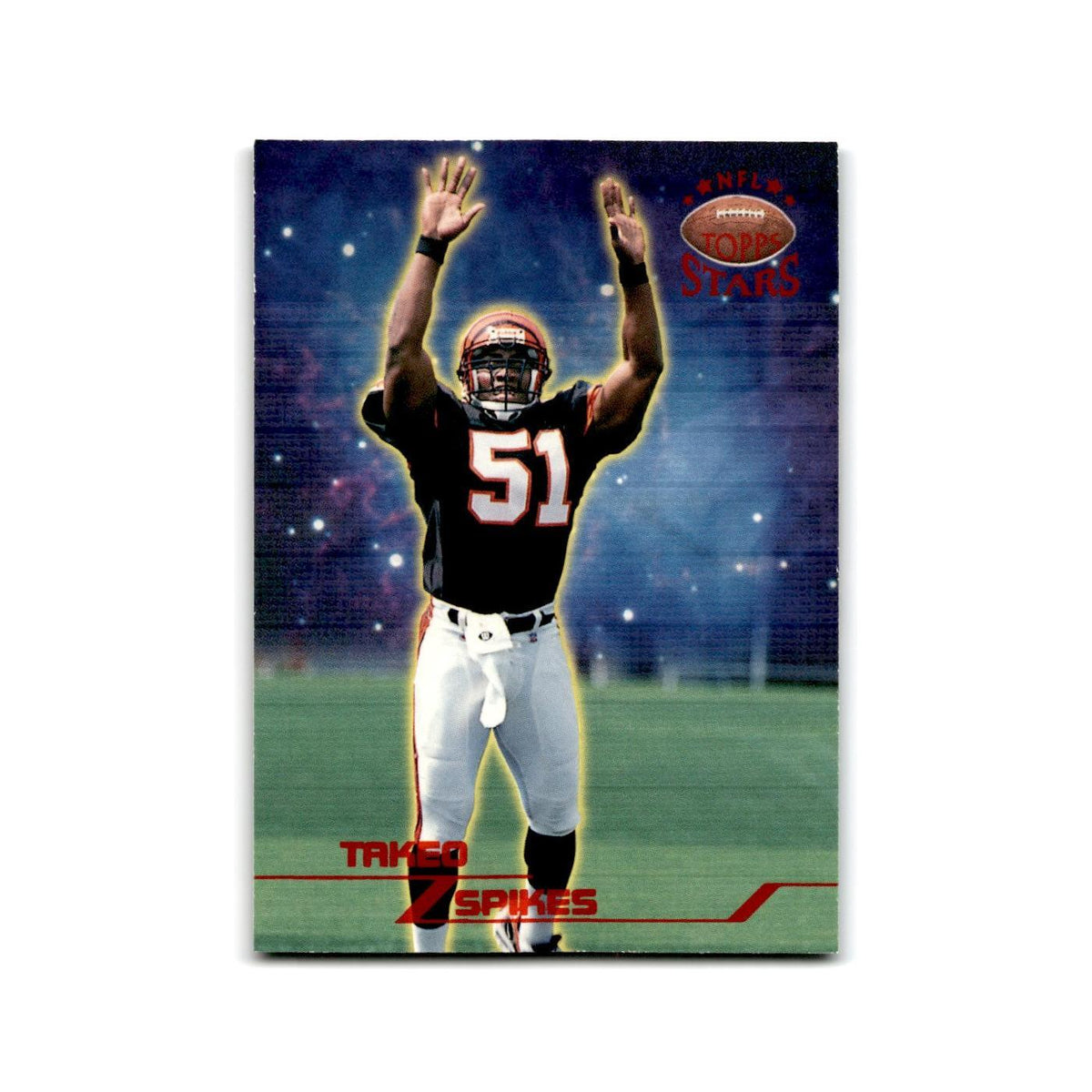 Takeo Spikes #/8799 1998 Topps Stars #116 Cincinnati Bengals Football Card NM