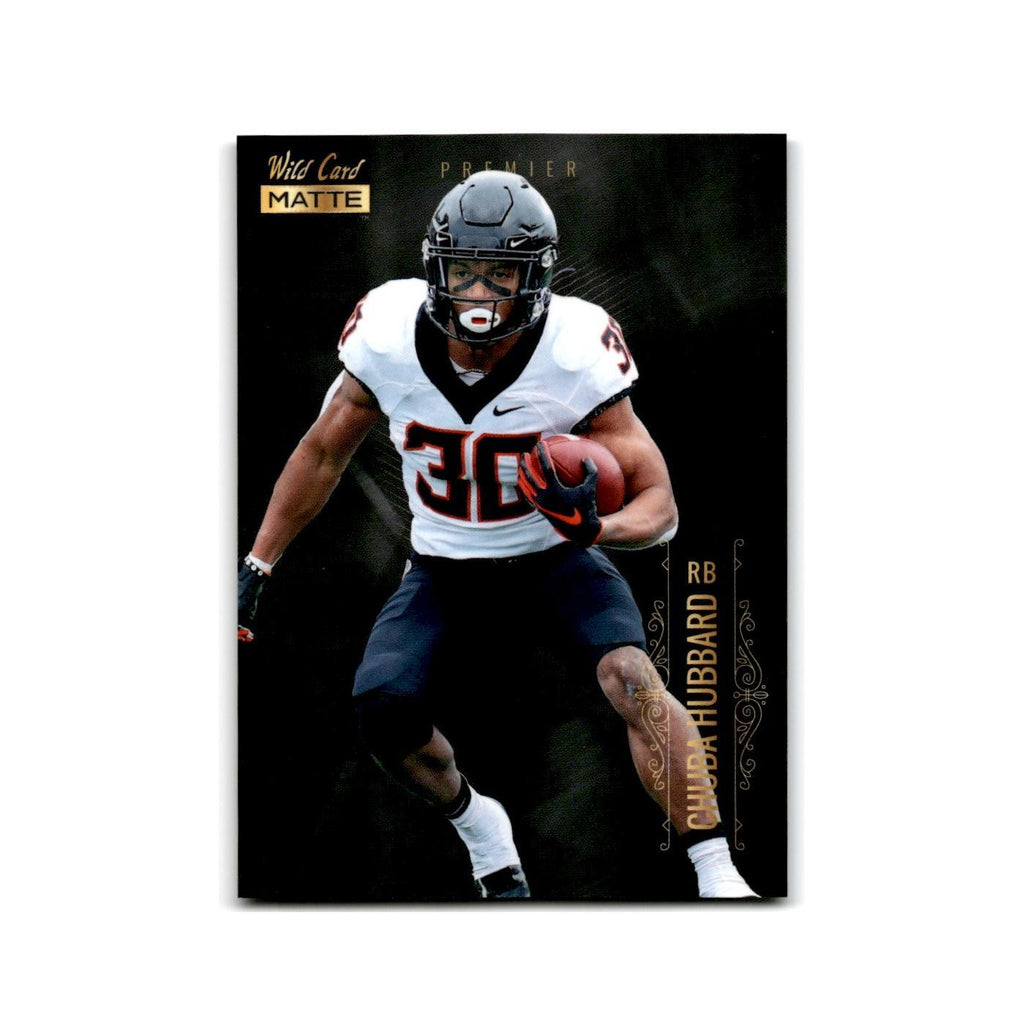 Chuba Hubbard 2021 Wild Card Matte Premier #MBC-60 Oklahoma State Cowboys NM
